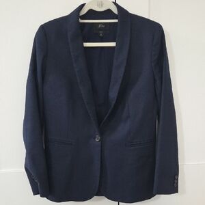 J. Crew Parke Blazer Linen Blend